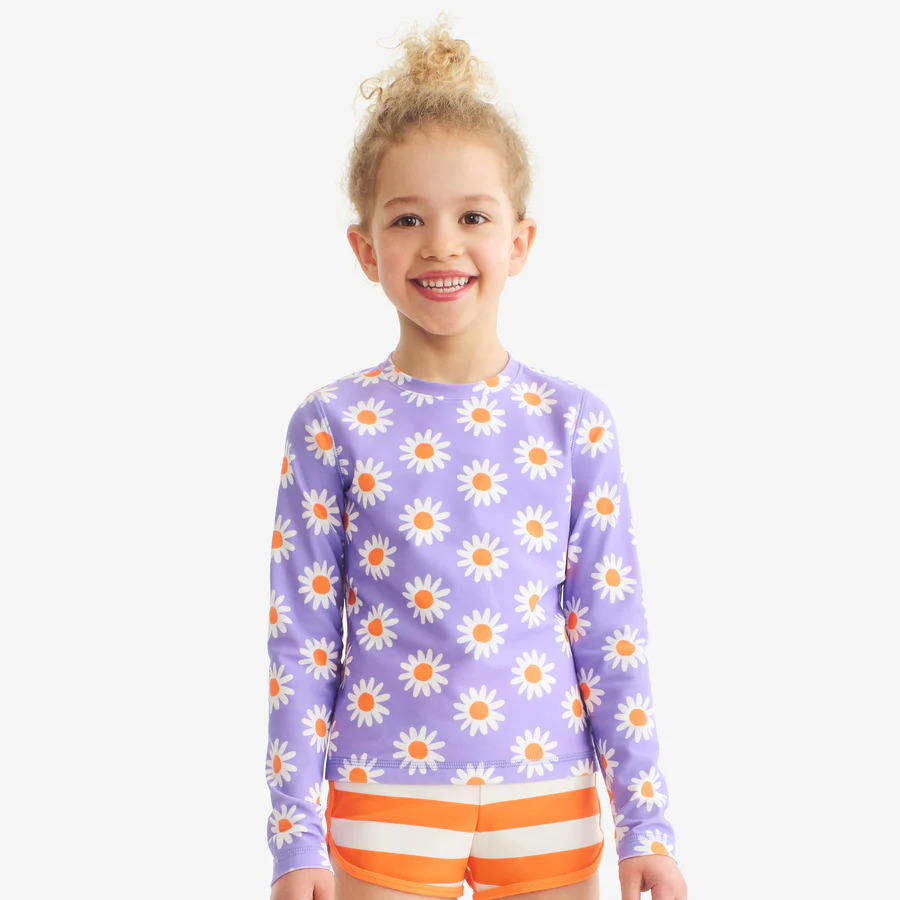 The kids long sleeve swim top — main